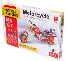 Mały konstruktor metal Motocykl  CHOPPER 255el