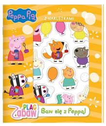 Książka PLAC ZABAW Baw się z Peppą - ŚWINKA PEPPA zeszyt zadań