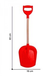 Duża łopatka do piasku 67cm, drewniany trzonek Duża łopatka do piasku 67cm, drewniany trzonek