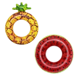 Koło do pływania brokat ANANAS ARBUZ 