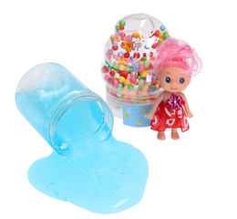 Masa żelowa GLUT SLIME z kulkami LALKA 
