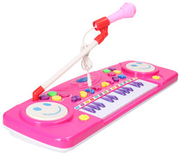 Organy, pianinko  keyboard + mikrofon