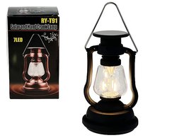 Lampka solarna kempingowa - solarna + USB + dynamo