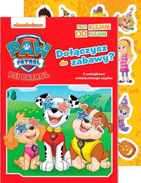 Książka PSI PATROL! Dołączysz do zabawy? Przyklejam odklejam