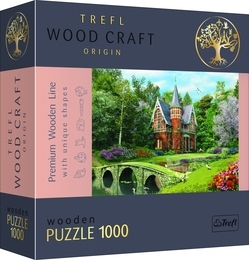 Puzzle 1000 drewniane Wiktoriański dom Puzzle 1000 drewniane Wiktoriański dom