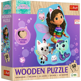 Puzzle 50 drewniane Koci Domek Gabby Puzzle 50 drewniane Koci Domek Gabby