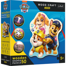 Puzzle 50 drewniane Zabawny Psi Patrol Puzzle 50 drewniane Zabawny Psi Patrol