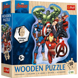 Puzzle 50 drewniane Przygody Avengers Puzzle 50 drewniane Przygody Avengers