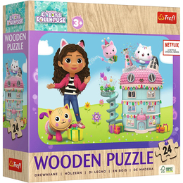 Puzzle 24 drewniane Wesoła Gabby i przyjaciel;e Puzzle 24 drewniane Wesoła Gabby i przyjaciel;e