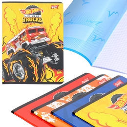 Zeszyt 16 kartek kratka HOT WHEELS