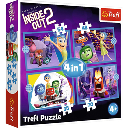 Puzzle 4w1 Emocje rządzą W GŁOWIE SIĘ NIE MIEŚCI