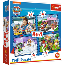 Puzzle 4w1 Psie Sprawy PSI PATROL