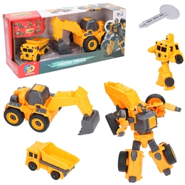 Koparka i wywrotka TRANSFORMACJA w roboty
