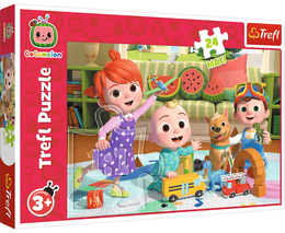 Puzzle 24 Maxi COCOMELON Gotowi na przygodę