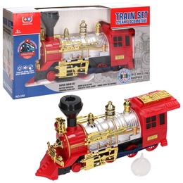 Kolejka RETRO lokomotywa z dźwiękiem i parą wodną Kolejka RETRO lokomotywa z dźwiękiem i parą wodną