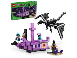 Klocki Lego MINECRAFT Smok Kresu i statek Kresu Klocki Lego MINECRAFT Smok Kresu i statek Kresu