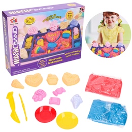 MAGICZNY piasek KINETYCZNY zestaw foremek CUKIERNIA 