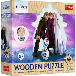 Puzzle 50 drewniane Ulubiona KRAINA LODU Puzzle 50 drewniane Ulubiona KRAINA LODU