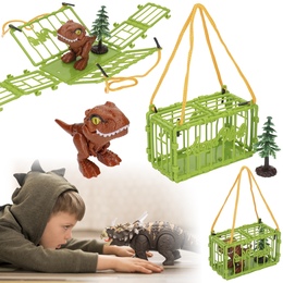 Figurka DINOZAUR w klatce