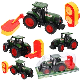 Traktor z kosiarką polową, maszyna rolnicza