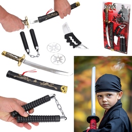 Zestaw NINJA akcesoria do zabawy i na przebranie