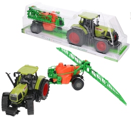 Duży traktor z opryskiwaczem MASZYNA ROLNICZA 