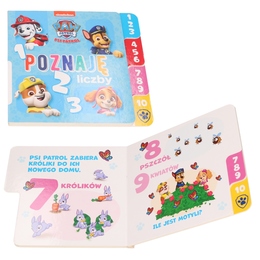 Książka POZNAJĘ LICZBY Psi Patrol