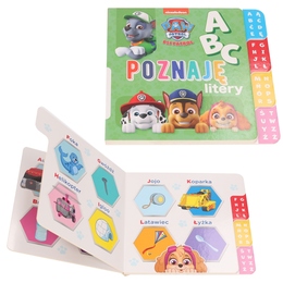 Książka POZNAJĘ LITERY Psi Patrol