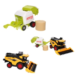 Kombajn z maszyną rolniczą