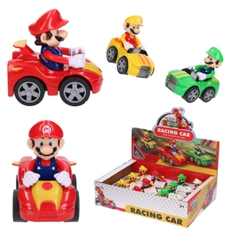 Auto wyścigowe gokart MARIO display