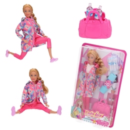 Lalka DEFA LUCY z matą do jogi