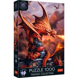 Puzzle 1000 Ognisty Smok Premium Plus Quality