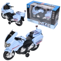 Motocykl POLICJA na baterie z dźwiękiem i światłem