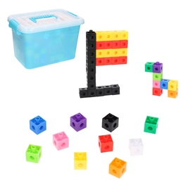 Klocki konstrukcyjne w skrzynce 400el - budowle 3D