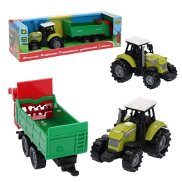 Traktor z przyczepą, światło - dźwięk