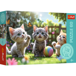 Puzzle 60 Trzy kociaki