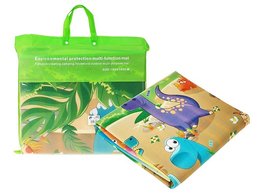 Mata DINOZAURY MEGA DUŻA 180x150cm - termiczna