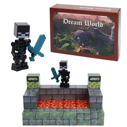 Klocki magnetyczne przestrzenne KOSTKI MAGNETYCZNE 64el Dream World