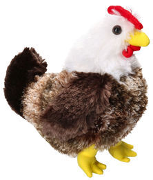 Maskotka KOKOSZKA kura z dźwiękiem 21cm