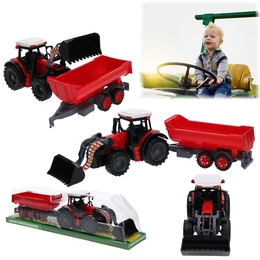 Traktor z przyczepą TUR załadowczy