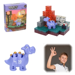 Klocki magnetyczne przestrzenne KOSTKI MAGNETYCZNE 48el 