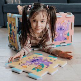 Puzzlopianka LILI i STITCH 8el puzzle piankowe