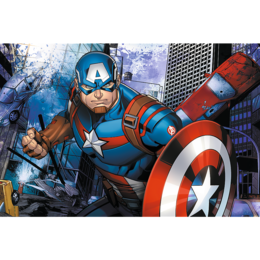 Puzzle 54 mini AVANGERS Kapitan Ameryka