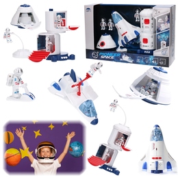 ZESTAW KOSMICZNY rakieta astronauta - dźwięki, światła