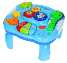 MUZYCZNY STOLIK EDUKACYJNY Zwierzątka morskie