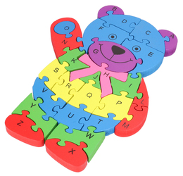 Układanka DREWNIANA MIŚ montessori