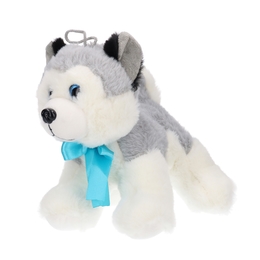 Maskotka PIES HUSKY z głosem 20cm