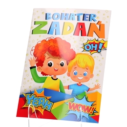 Książka BOHATER ZADAŃ kolorowanka, zeszyt zadań