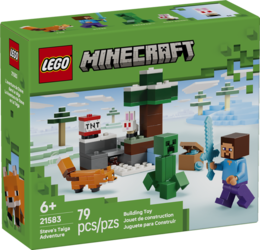 Klocki LEGO MINECRAF Przygoda Steve’a w tajdze