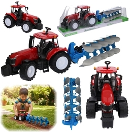 Traktor z pługiem MAŁY FARMER Traktor z pługiem MAŁY FARMER